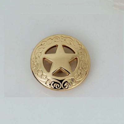 KB201 Small Sizetexas Pentagonal Conchos 21mm 1pc/bag