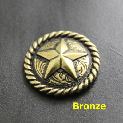 KB204 Pentagonal Badge Conchos 28mm 1pc/bag