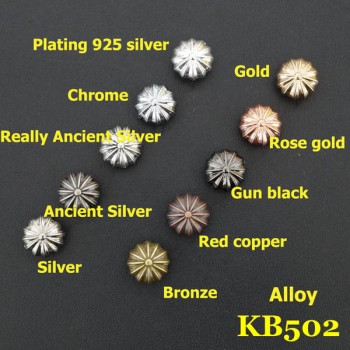 KB502 Alloy Chrysanthemum Conchos 11mm 1pc/bag