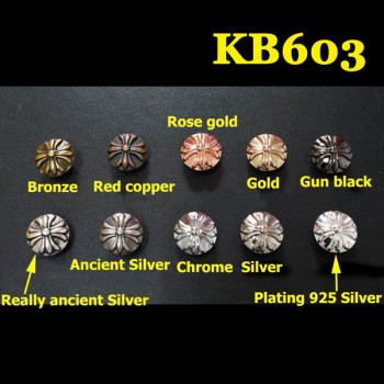KB603 Cross Flower Conchos 13mm 1pc/bag
