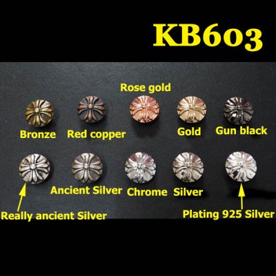 KB603 Cross Flower Conchos 13mm 1pc/bag