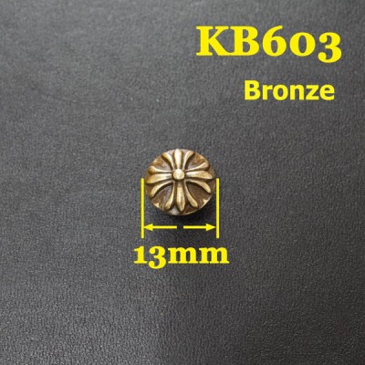 KB603 Cross Flower Conchos 13mm 1pc/bag
