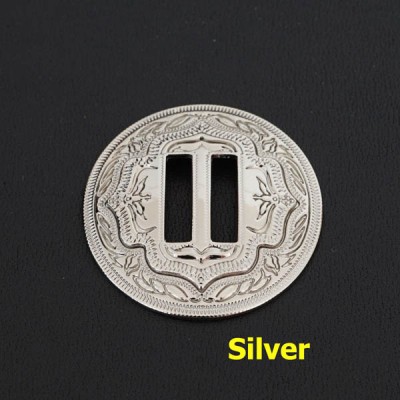 KBS01 Slotted Conchos Slotted Conchos Crafts Slotted Conchos For Leather Slotted Conchos Wholesale Slotted Saddle Conchos 32mm 1pc/bag