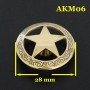 AKM06-28 Cheap Western Conchos 28mm 1pc/bag