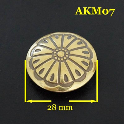 AKM07-28 Conchos For Leather 28mm 1pc/bag