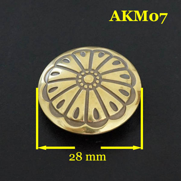 AKM07-28 Conchos For Leather 28mm 1pc/bag