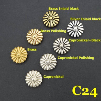 C24 Conchos Rivet Back  16.5mm 1pc/bag