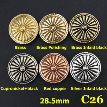 C26 Purple Conchos 28.5mm 1pc/bag