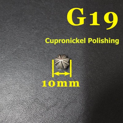G19 Custom Saddle Conchos 10mm 1pc/bag