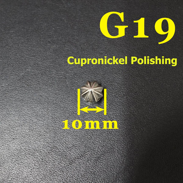 G19 Custom Saddle Conchos 10mm 1pc/bag