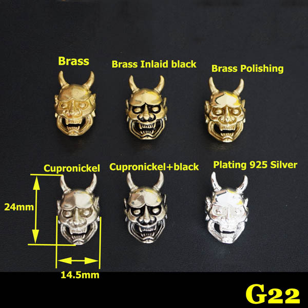 G22 Prajna Horn Conchos  14.5x24mm 1pc/bag