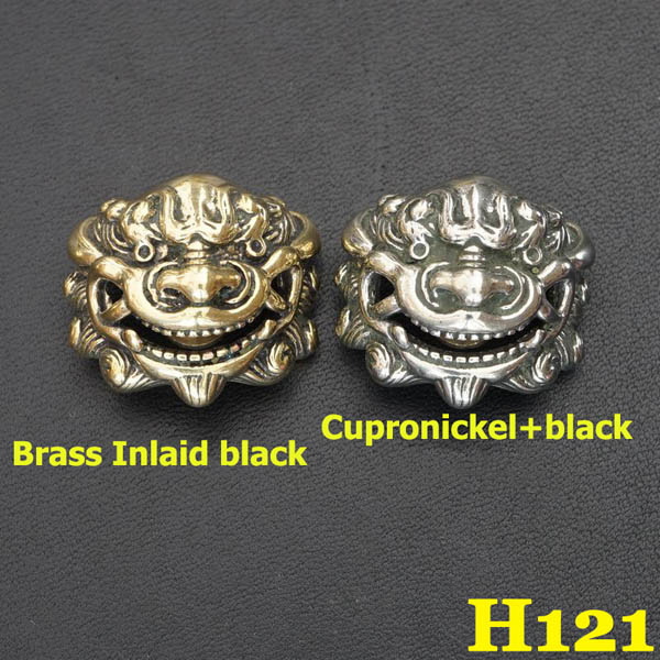 H121 Vintage Cupronickel Concho Leathercraft Hardware Hand-Polish High-Quality  23x25.5mm 1pc/bag