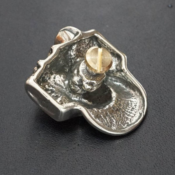 H132 Conchos Craft Skull Cowboy 30x37mm 1pc/bag