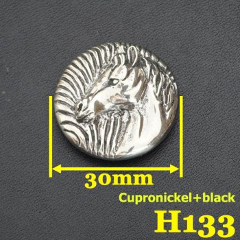 H133 Horse Head Conchos 30mm 1pc/bag