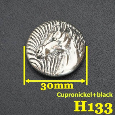 H133 Horse Head Conchos 30mm 1pc/bag