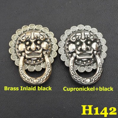 H142 Brass Conchos 27x35mm 1pc/bag