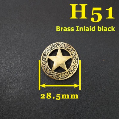 H51  Western Texas Star Concho 28.5mm 1pc/bag
