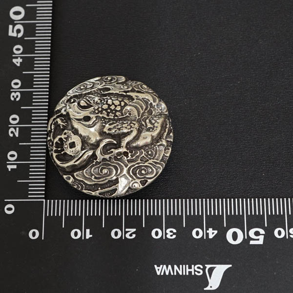 L088 Brass Conchos Rivet Back  33mm 1pc/bag