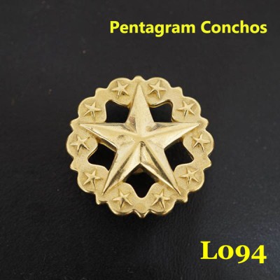 L094-27 Star Badge Conchos 27mm 1pc/bag