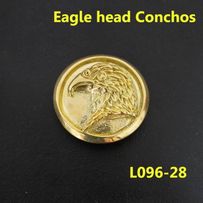L096-28 Eagle Head Badge Conchos 28mm 1pc/bag
