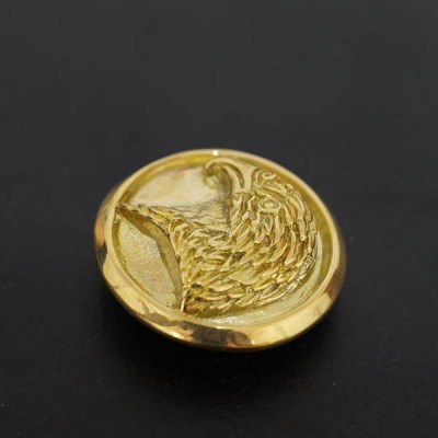 L096-28 Eagle Head Badge Conchos 28mm 1pc/bag