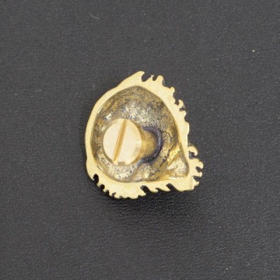 L099 Brass Conchos Custom 22x24mm 1pc/bag