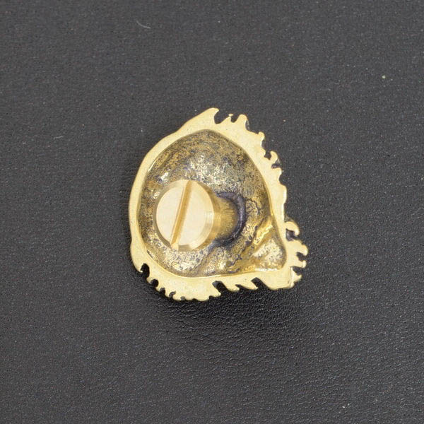 L099 Brass Conchos Custom 22x24mm 1pc/bag