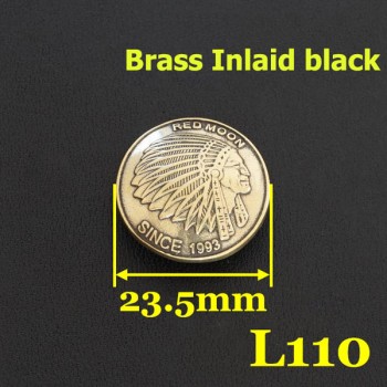 L110 Brass Silver Conchos 23.5mm 1pc/bag