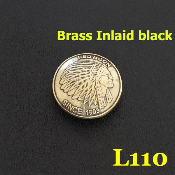 L110 Brass Silver Conchos 23.5mm 1pc/bag