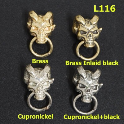 L116 Brass Copper Conchos 28x17mm 1pc/bag