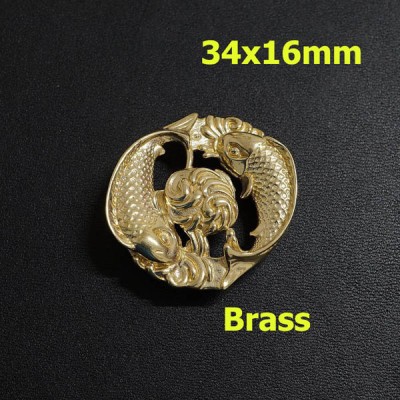 L118 Double Carp Conchos mm 1pc/bag