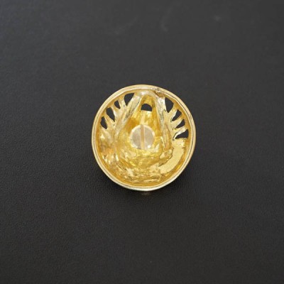 RM09 Brass Conchos For Belts 35mm 1pc/bag