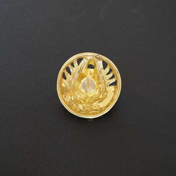 RM09 Brass Conchos For Belts 35mm 1pc/bag