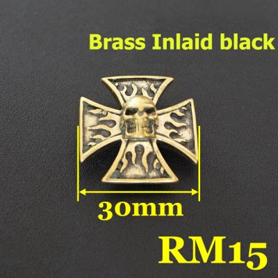 RM15 Brass Concho Jewelry 30mm 1pc/bag