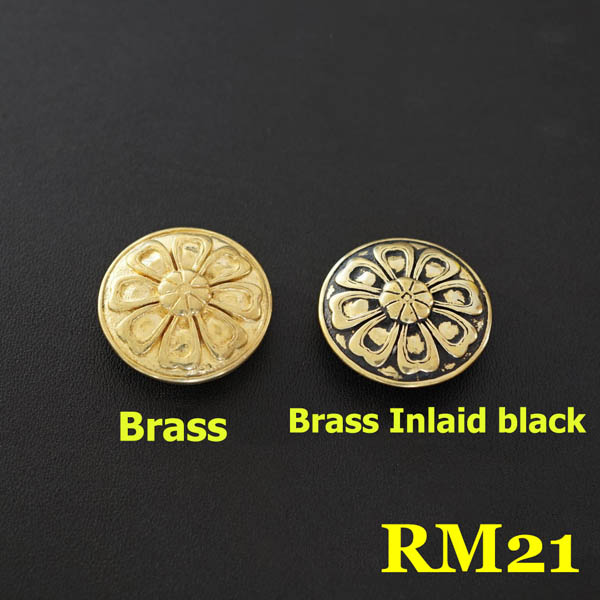 RM21 Brass Conchos For Leather 27.5mm 1pc/bag