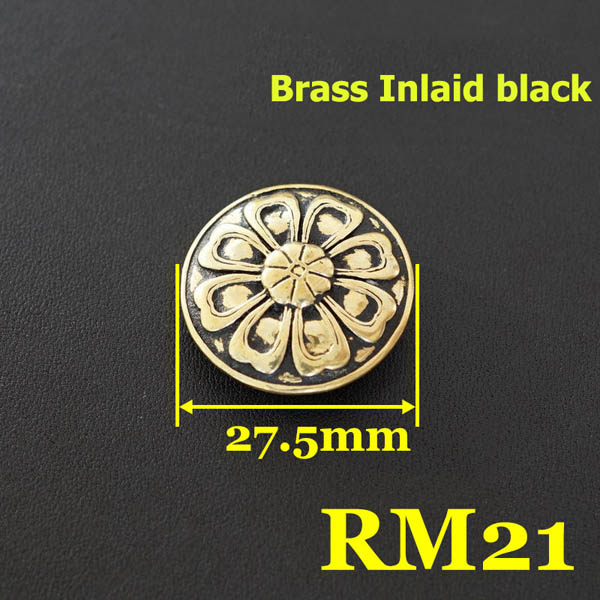 RM21 Brass Conchos For Leather 27.5mm 1pc/bag