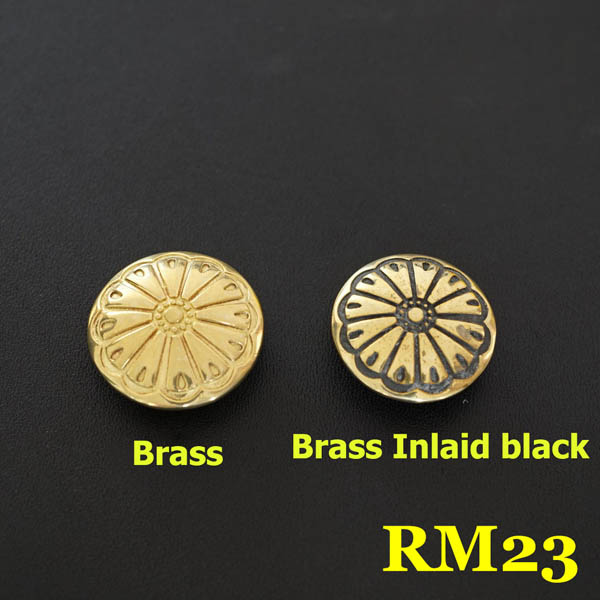 RM23 Brass Conchos Wholesale 26mm 1pc/bag