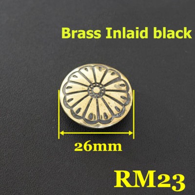 RM23 Brass Conchos Wholesale 26mm 1pc/bag