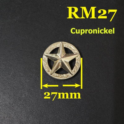 RM27 Big size 3D Texas pentagonal Conchos 27mm 1pc/bag