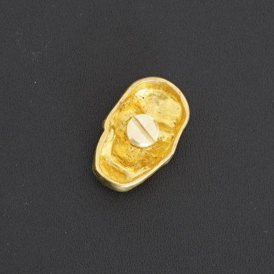 RM61 Brass Skull Conchos 19x30mm 1pc/bag