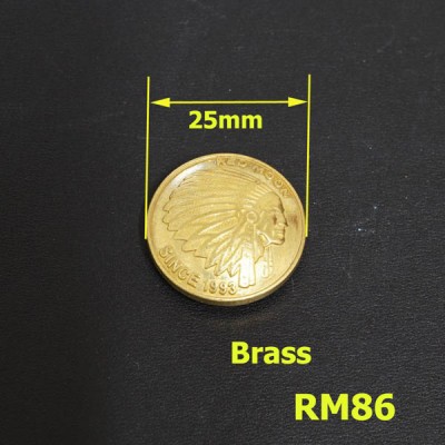 RM86 25mm Indian Chiefs Conchos 25mm 1pc/bag
