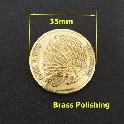 RM88 35mm Indian Chiefs Conchos 35mm 1pc/bag