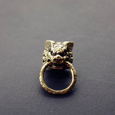 NA011 Lion Copper Conchos 25mm