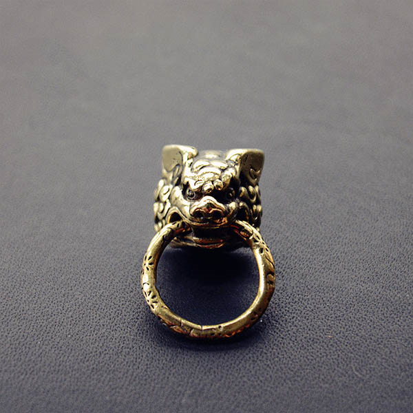 NA011 Lion Copper Conchos 25mm