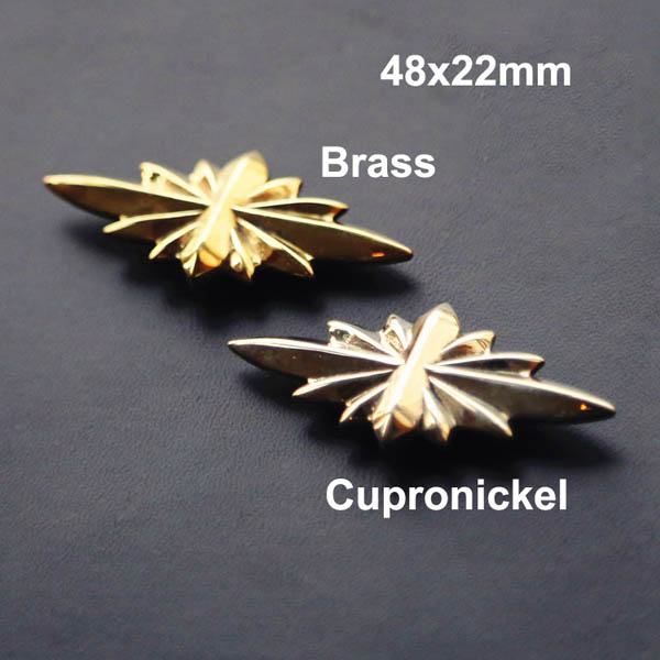 NA035 Conchos for Headstalls Star of Hope 48x22mm/65x28mm