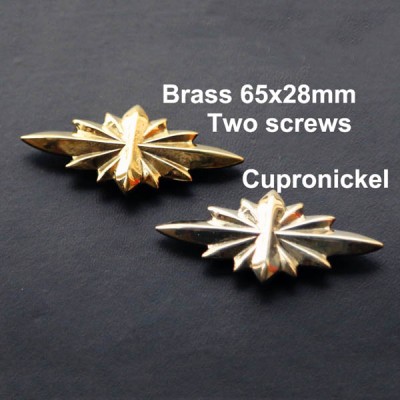 NA035 Conchos for Headstalls Star of Hope 48x22mm/65x28mm