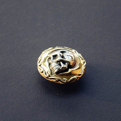 NA069 Side Face Skull Conchos 24mm