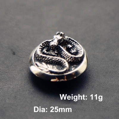 NA083 Chinese Dragon Conchos 25mm