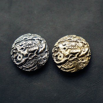 NA084 Japanese Lucky Toad Conchos 30mm