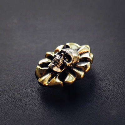 NA085 Skull conchos 20x28mm